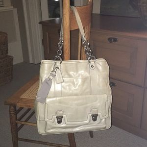 Coach Authentic Large Distressed Leather Tote